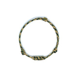 Beaded and Camouflage Cord Knot  Bracelet by Ruigos