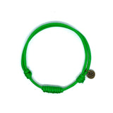 Beaded and Green Cord Knot  Bracelet by Ruigos