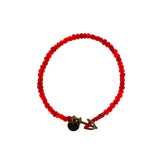 Ruigos Friendship Anchor Bracelet Multi Glass Beads