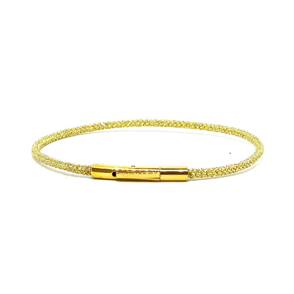 Clasp Stainless Steel  in Golden  Cord  Ruigos Bracelet