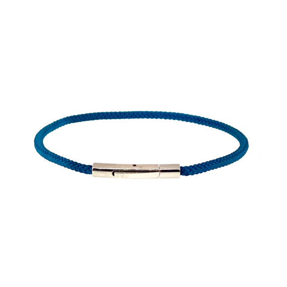 Clasp Stainless Steel  in Blue Cord  Ruigos Bracelet