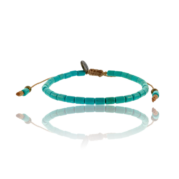 Friendships Lovely Colorful Howlite Turquoise Bracelet By Ruigos
