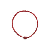 Evil Eye Red Glass Beads  Bracelet by Ruigos Stretchy