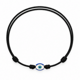 RUIGOS Aura – Enamel Evil Eye Adjustable Cord Bracelet