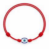 RUIGOS Aura – Enamel Evil Eye Adjustable Cord Bracelet