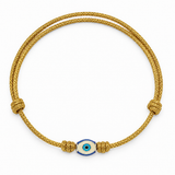 RUIGOS Aura – Enamel Evil Eye Adjustable Cord Bracelet