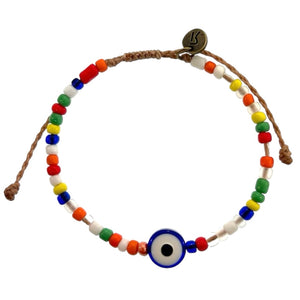 EVIL EYE PROTECTION BRACELET AJUSTABLE  BRACELET MENS WOEMENS BY RUIGOS