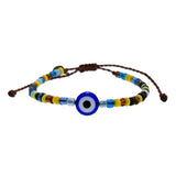 EVIL EYE PROTECTION BRACELET AJUSTABLE  BRACELET MENS WOEMENS BY RUIGOS