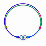 RUIGOS Aura – Enamel Evil Eye Adjustable Cord Bracelet
