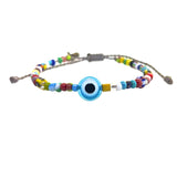 EVIL EYE PROTECTION BRACELET AJUSTABLE  BRACELET MENS WOEMENS BY RUIGOS