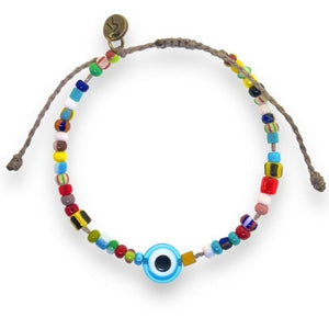 EVIL EYE PROTECTION BRACELET AJUSTABLE  BRACELET MENS WOEMENS BY RUIGOS