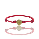 Red Bracelet  Medalla de San Benito Stainless Steel Saint Benedict Medal Bracelet  by Ruigos