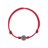 Red Bracelet  Medalla de San Benito Stainless Steel Saint Benedict Medal Bracelet  by Ruigos