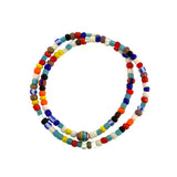 Silver 925  Ball Pride Colorful Mix Double Wrap  Bracelet By Ruigos