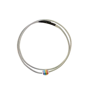 Pride Ball 925 Sterling Silver Cord Friendship Ruigos Bracelet