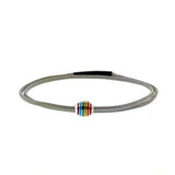 Pride Ball 925 Sterling Silver Cord Friendship Ruigos Bracelet