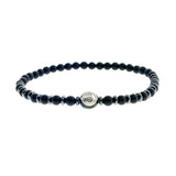 Silver Sterling Charm Magi 8 Ball Bead Bracelet By Ruigos