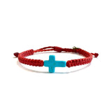 Cross Friendships Bracelets Men’s Women’s by Ruigos, Waxed thread