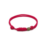 Beaded and Red Cord Knot  Bracelet by Ruigos