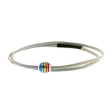 Pride Ball 925 Sterling Silver Cord Friendship Ruigos Bracelet