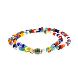 Silver 925  Ball Pride Colorful Mix Double Wrap  Bracelet By Ruigos