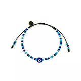 Evil Eye Bracelet Lucky Eye Handmade Colorful Bracelets Glass Beads by Ruigos