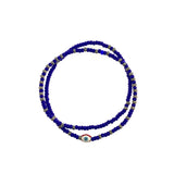 Evil Eye 925 Silver Enamel Double Wrap By Ruigo