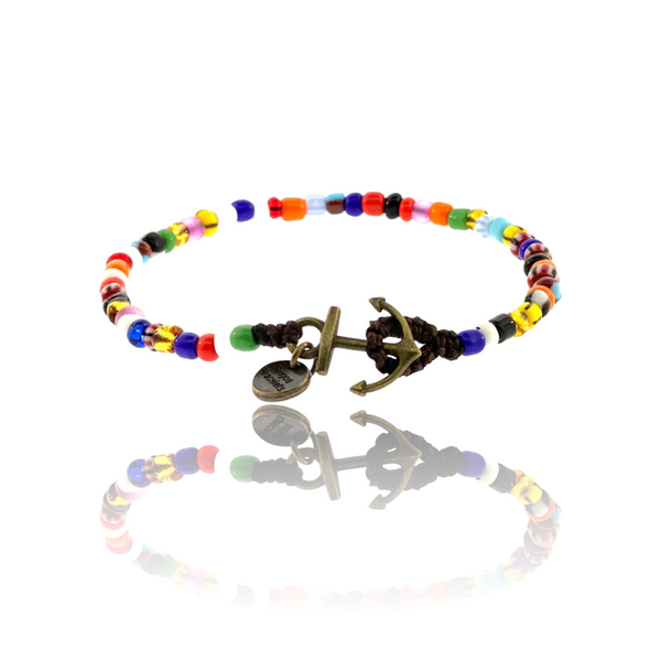 Friendships Colorful Beads Bracelet Waxed threaded By Ruigos